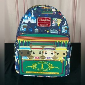 Disney Parks Loungefly Dapper Dans Mini Backpack Main Street U.S.A. New WDW